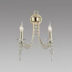 Настенный светильник Odeon Light CLASSIC ODL24 537 5063/2W E14 2*40W CAPEL Прозрачный от ImperiumLoft