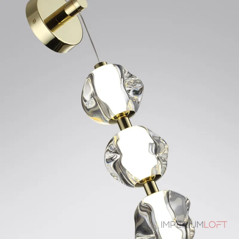 Бра LED 17W 4000K 800Лм JEMSTONE 5085/17WL L-VISION ODL25 Золотой от ImperiumLoft