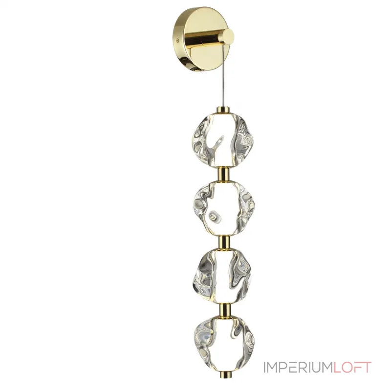 Бра LED 17W 4000K 800Лм JEMSTONE 5085/17WL L-VISION ODL25 Золотой от ImperiumLoft