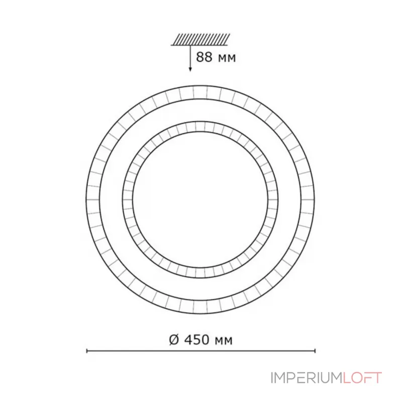 Потолочный светильник Sonex Floors 2041/EL 