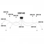 Подвесной комплект с 2-х метровым тросом RAMO Novotech KONST NT23 191 359136 IP20 RAMO от ImperiumLoft