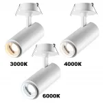 Светильник встраиваемый Novotech SPOT NT23 267 359221 IP20 LED 3000К4000К6000К 5W/9W/13W 220V NAIL Прозрачный от ImperiumLoft