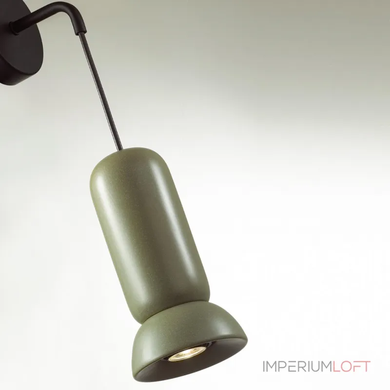 Настенный светильник Odeon Light PENDANT ODL24 315 5054/1WB GU10 LED 4W KERAMA Зелёный от ImperiumLoft Настенный светильник Odeon Light PENDANT ODL24 315 5054/1WB GU10 LED 4W KERAMA Зелёный от ImperiumLoft