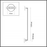 Настенный светильник Odeon Light Hightech 7785/85L от ImperiumLoft