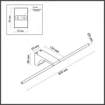 Настенный светильник Odeon Light Hightech 8048/1А от ImperiumLoft