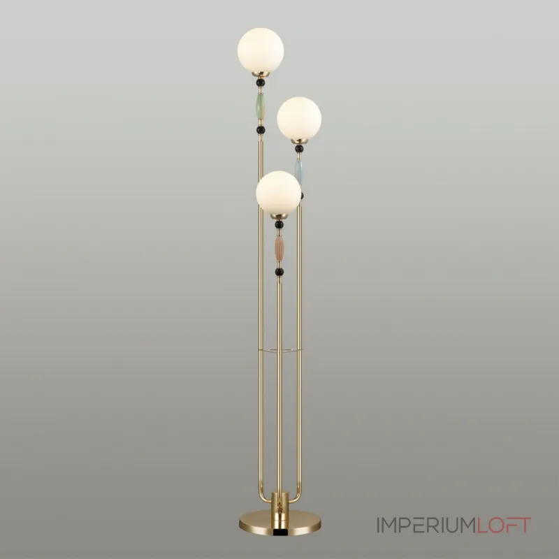 Напольный светильник Odeon Light MODERN ODL_EX24 83 5405/3F E14 3*40W PALLE Белый от ImperiumLoft