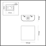 Настенный светильник Odeon light Hightech 7192/2WL от ImperiumLoft
