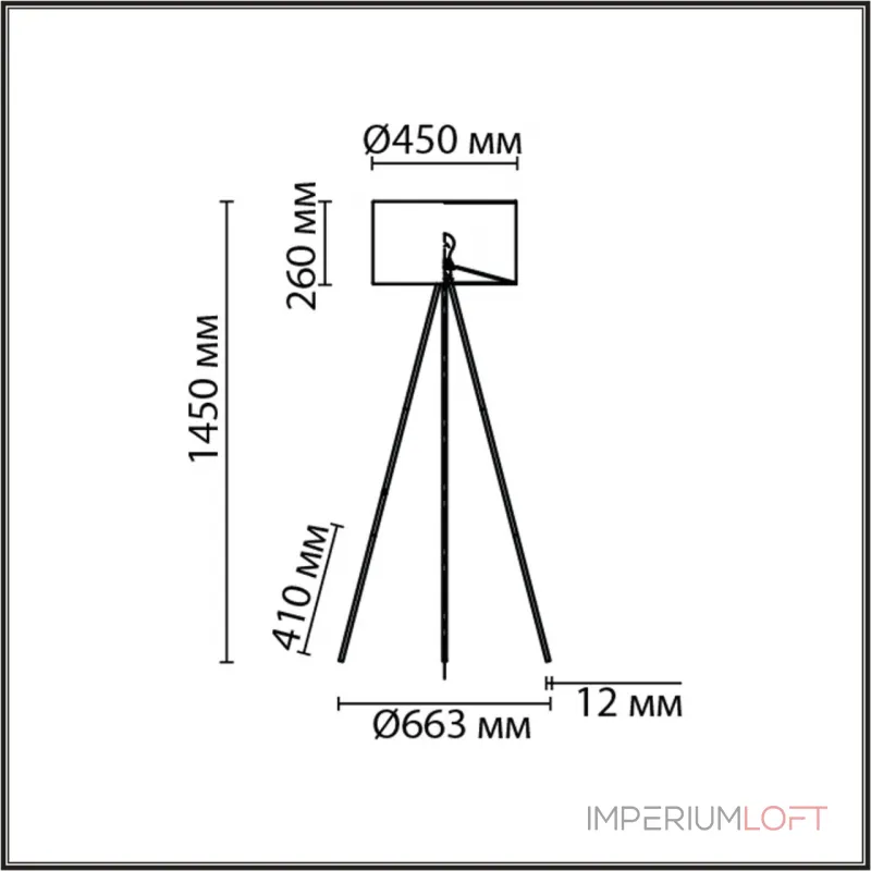 Торшер Lumion Neoclassi 5090/6T от ImperiumLoft