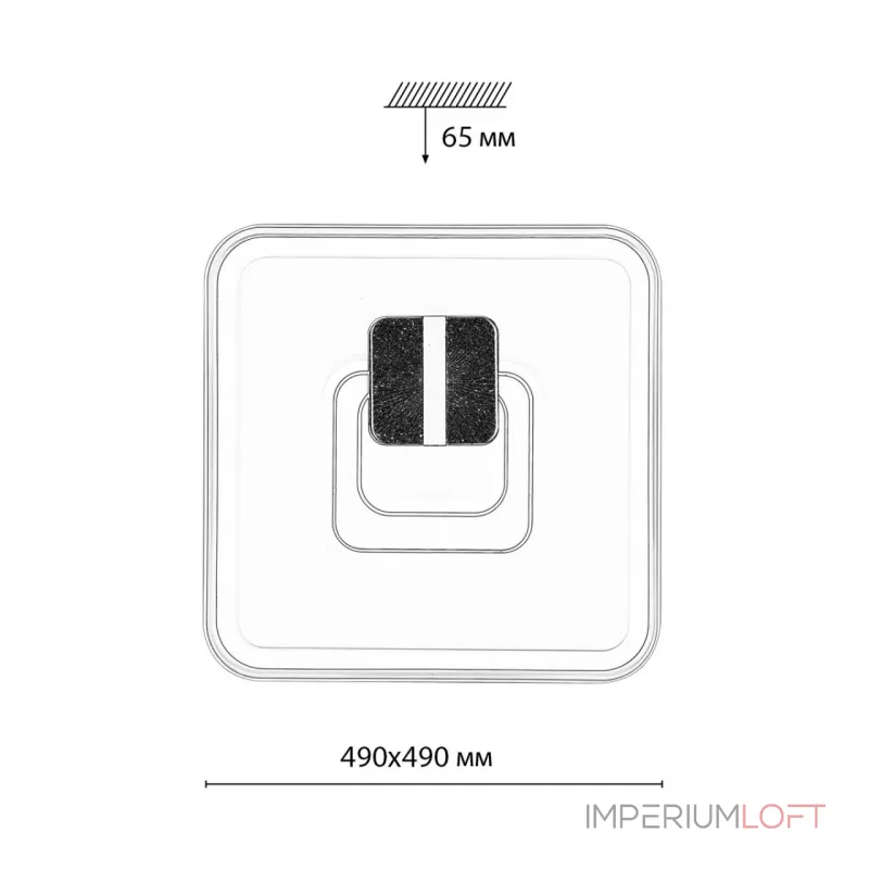 Потолочный светильник Сонекс Piko led 85вт 490х490 8254/6 от ImperiumLoft