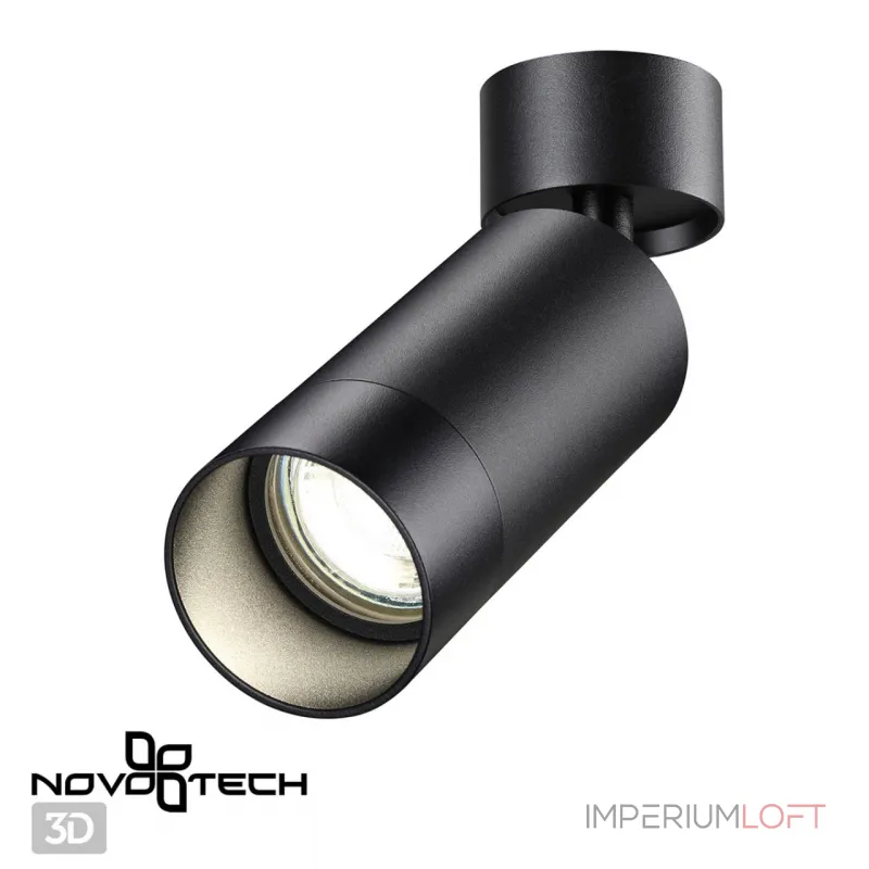 Светильник накладной IP20 GU10 9W 220V SLIM 370869 OVER NT22 252 Черный от ImperiumLoft Светильник накладной IP20 GU10 9W 220V SLIM 370869 OVER NT22 252 Черный от ImperiumLoft