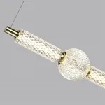 Подвесной светильник Odeon Light L-VISION ODL24 467 5008/28L LED 28W 4000K 2340лм CRYSTAL 