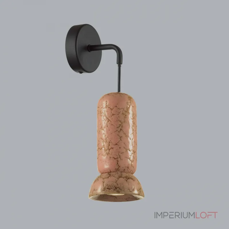 Настенный светильник Odeon Light PENDANT ODL24 315 5054/1WC GU10 LED 4W KERAMA Розовый от ImperiumLoft