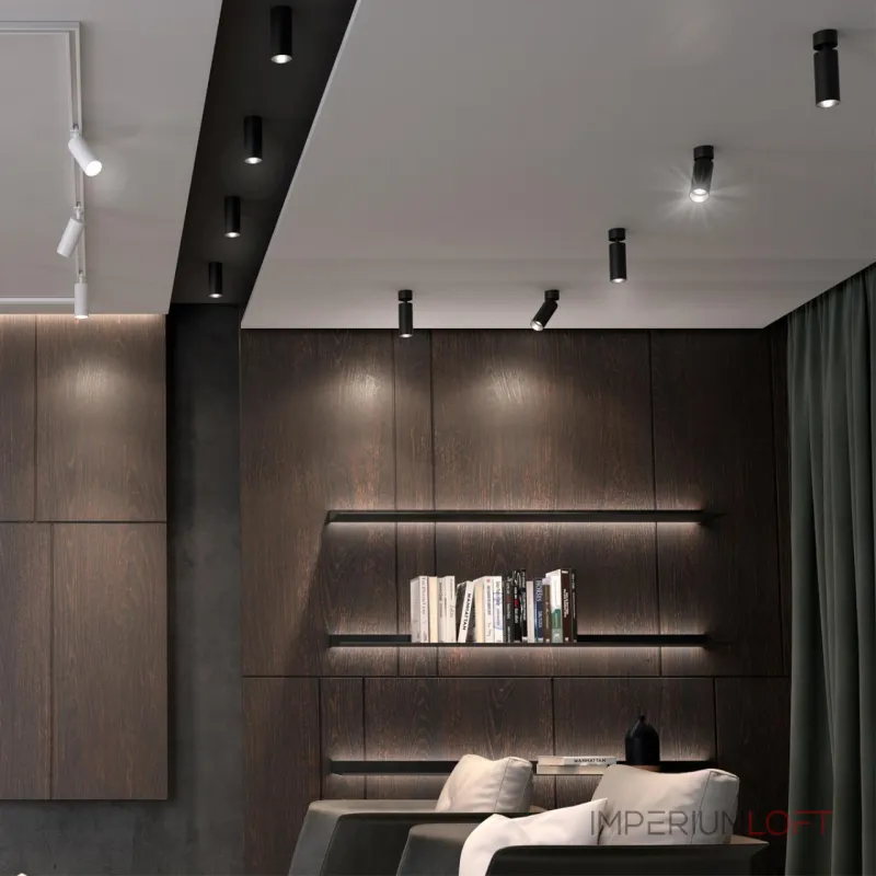 Светильник накладной IP20 GU10 9W 220V SLIM 370869 OVER NT22 252 Черный от ImperiumLoft Светильник накладной IP20 GU10 9W 220V SLIM 370869 OVER NT22 252 Черный от ImperiumLoft