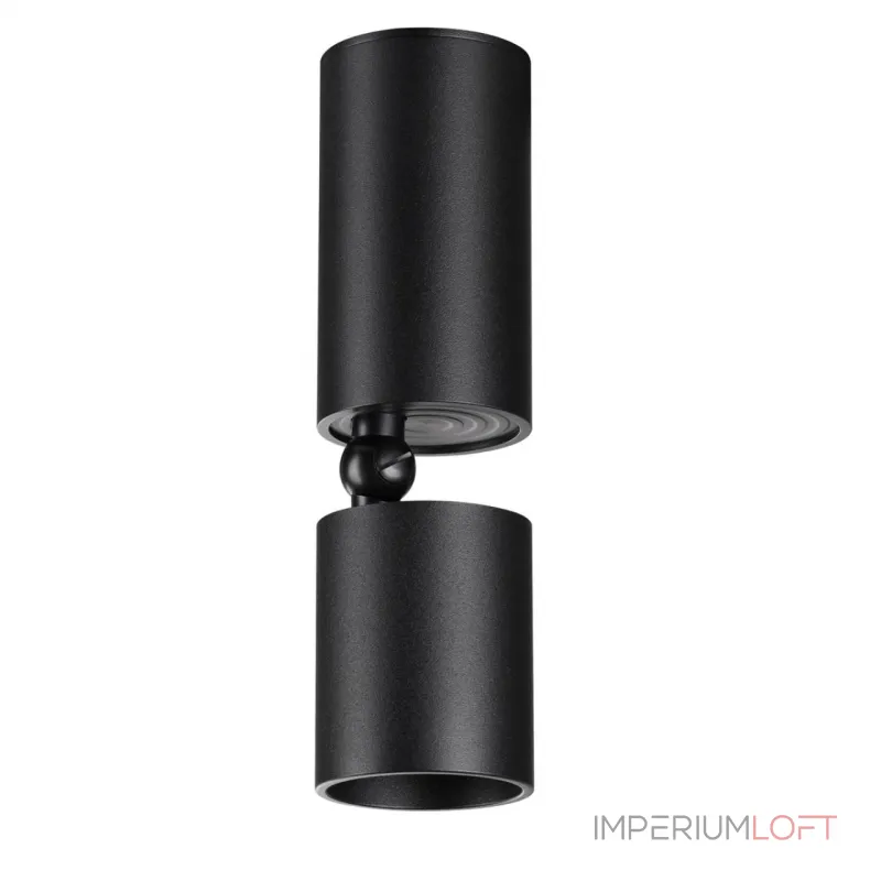 Светильник накладной светодиодный IP20 LED 10W 85-265V 3000K 1100Лм TUBO 359317 OVER NT24 000 Черный от ImperiumLoft