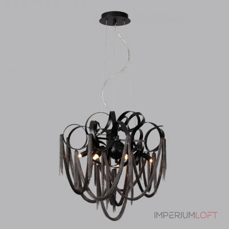 Подвесная люстра Odeon Light HALL ODL24 395 5067/6 G9 6*40W CHAINY 