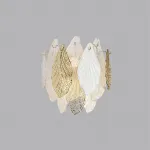 Настенный светильник Odeon Light HALL ODL24 507 5052/3W E14 3*40W LACE Белый, Прозрачный, Золотой от ImperiumLoft