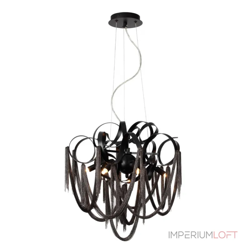 Подвесная люстра Odeon Light HALL ODL24 395 5067/6 G9 6*40W CHAINY 