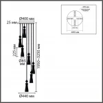 Подвесной светильник Lumion Neoclassi 8268/7A
