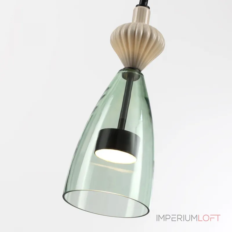 Подвесной светильник Odeon Light L-VISION ODL24 298 5046/12LC LED 12W 4000К 1400Лм PALLETA Зелёный Подвесной светильник Odeon Light L-VISION ODL24 298 5046/12LC LED 12W 4000К 1400Лм PALLETA Зелёный