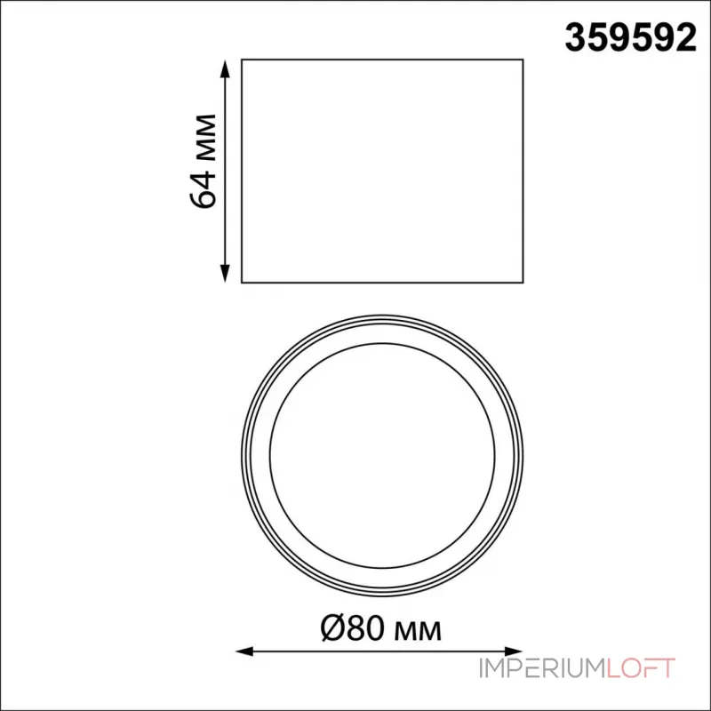 Светильник накладной светодиодный с переключателем цветовой температуры Novotech Over 359592 от ImperiumLoft Светильник накладной светодиодный с переключателем цветовой температуры Novotech Over 359592 от ImperiumLoft
