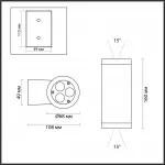 Настенный светильник Odeon Light Nature 8050/1А от ImperiumLoft
