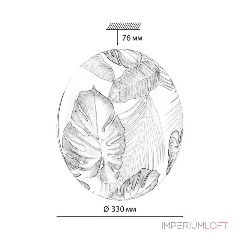 Настенно-потолочный светильник Сонекс Pale 30вт ø330 8210/1T от ImperiumLoft Настенно-потолочный светильник Сонекс Pale 30вт ø330 8210/1T от ImperiumLoft