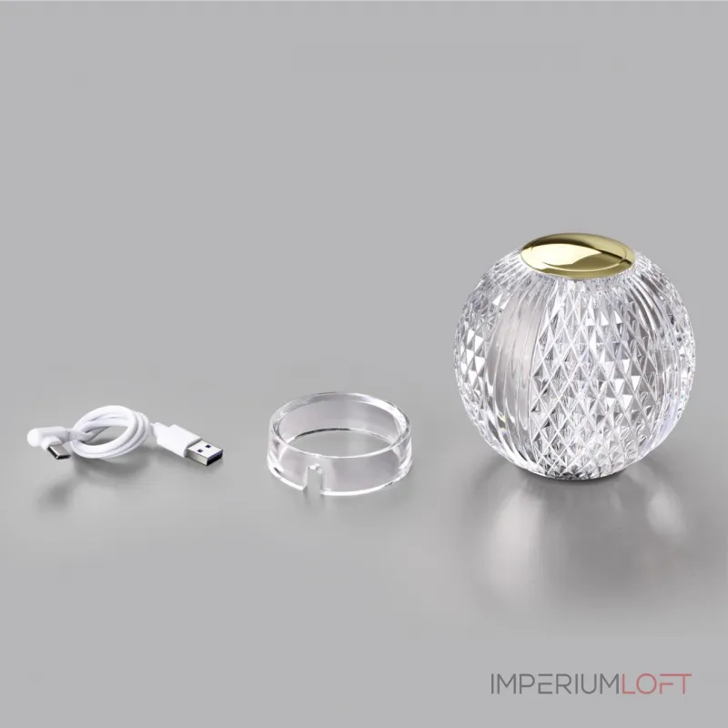 Настольные Odeon Light L-VISION ODL24 459 5008/2TL LED 2W 4000K 180лм CRYSTAL Прозрачный от ImperiumLoft