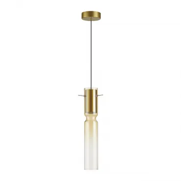 Подвесной светильник Odeon Light PENDANT ODL24 323 5058/5LA LED 5W 3000K SCROW Жёлтый