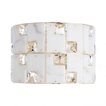 Настенный светильник Odeon Light HALL ODL24 497 5076/2W E14 2*40W CHESSI Белый Настенный светильник Odeon Light HALL ODL24 497 5076/2W E14 2*40W CHESSI Белый