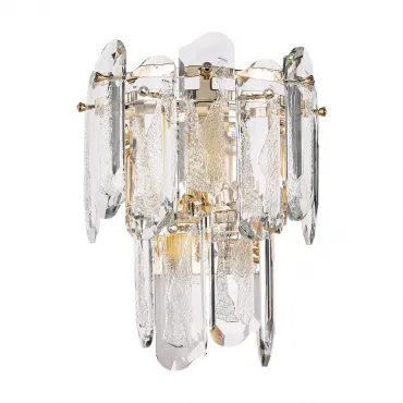 Настенный светильник Odeon Light HALL ODL24 503 5069/2W E14 2*40W BULLON Прозрачный Настенный светильник Odeon Light HALL ODL24 503 5069/2W E14 2*40W BULLON Прозрачный