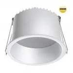 Светильник встраиваемый светодиодный Novotech SPOT NT23 282 359236 IP20 LED 12W 220V 840Лм 3000К TRAN Белый от ImperiumLoft