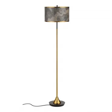 Напольный светильник Odeon Light ODL24 405 5064/2F E27 LED 2*10W BERGI Серый