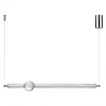 Подвесной светильник Odeon Light L-VISION ODL24 467 5007/28L LED 28W 4000K 2089лм CRYSTAL Хром Подвесной светильник Odeon Light L-VISION ODL24 467 5007/28L LED 28W 4000K 2089лм CRYSTAL Хром