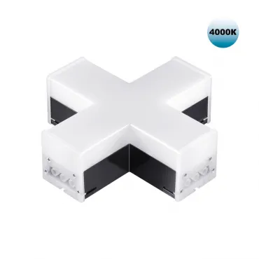 Светильник-соединитель "Х" BITS Novotech OVER NT23 205 359114 IP20 LED 12W 4000K 100-265V 1080Лм BITS Белый