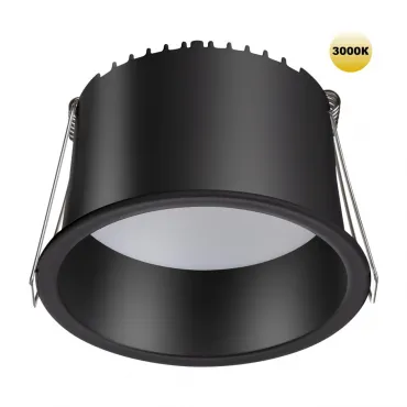 Светильник встраиваемый светодиодный Novotech SPOT NT23 282 359237 IP20 LED 12W 220V 840Лм 3000К TRAN Чёрный Светильник встраиваемый светодиодный Novotech SPOT NT23 282 359237 IP20 LED 12W 220V 840Лм 3000К TRAN Чёрный