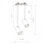 Спот Nowodvorski Mono Surface Long Black/Brass 7743 от ImperiumLoft