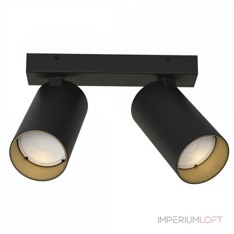 Накладной светильник спот Nowodvorski Mono Black/Gold 7766 от ImperiumLoft