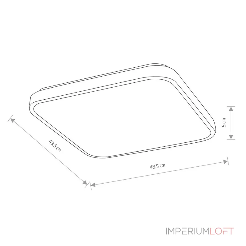Потолочный cветильник Nowodvorski Agnes Square Led Pro 10991 от ImperiumLoft