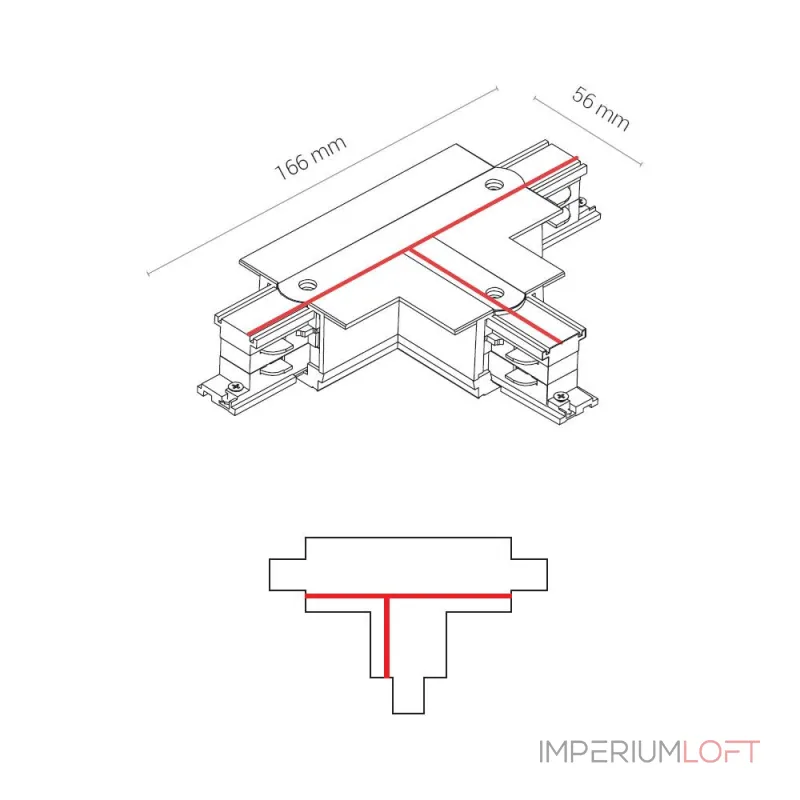 Коннектор для трехфазной трековой системы T-образный правый 1 Nowodvorski Ctls Power Black 8246 от ImperiumLoft Коннектор для трехфазной трековой системы T-образный правый 1 Nowodvorski Ctls Power Black 8246 от ImperiumLoft