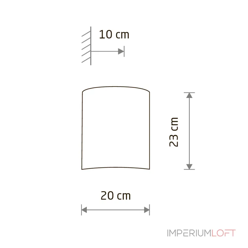 Настенный светильник Nowodvorski Alice XS Gray 6812 от ImperiumLoft