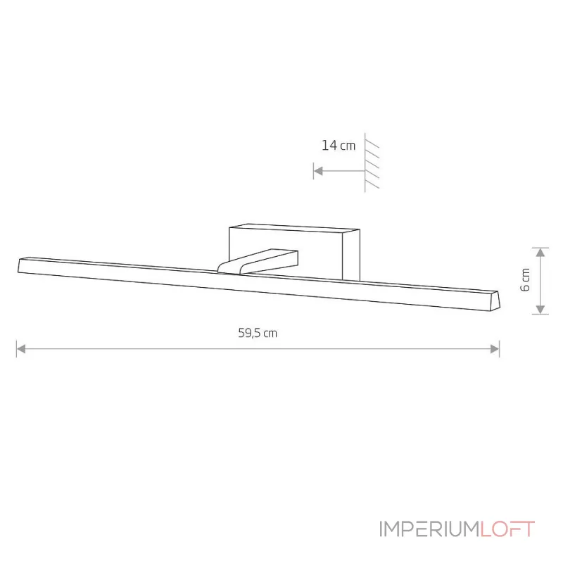 Подсветка для картин Nowodvorski Van Gogh Led Black 10285 от ImperiumLoft