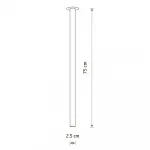 Встраиваемый светильник Nowodvorski Laser 750 Satine Chocolate 10912 от ImperiumLoft