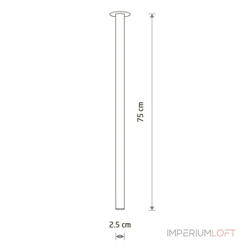 Встраиваемый светильник Nowodvorski Laser 750 Satine Chocolate 10912 от ImperiumLoft