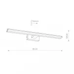 Подсветка для зеркал Nowodvorski Picasso Led Chrome 8131 от ImperiumLoft