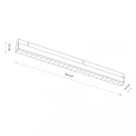 Трековый магнитный светильник Nowodvorski Focus Led White 11631 от ImperiumLoft