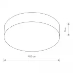 Потолочный cветильник Nowodvorski Arena Graphite Graphite 10178 от ImperiumLoft