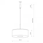 Подвесной светильник Nowodvorski Santana L Black 11660