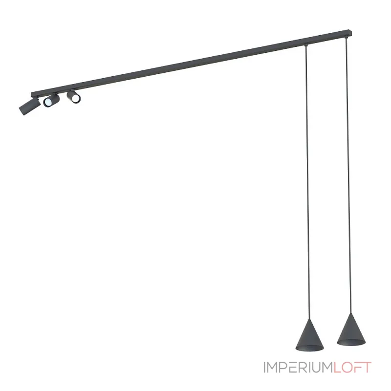 Накладной светильник спот Nowodvorski Fourty Surface V Black 11448 от ImperiumLoft