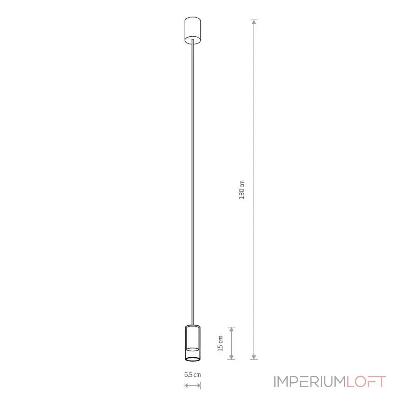 Подвесной светильник Nowodvorski Cylinder S Transparent/Black 7866