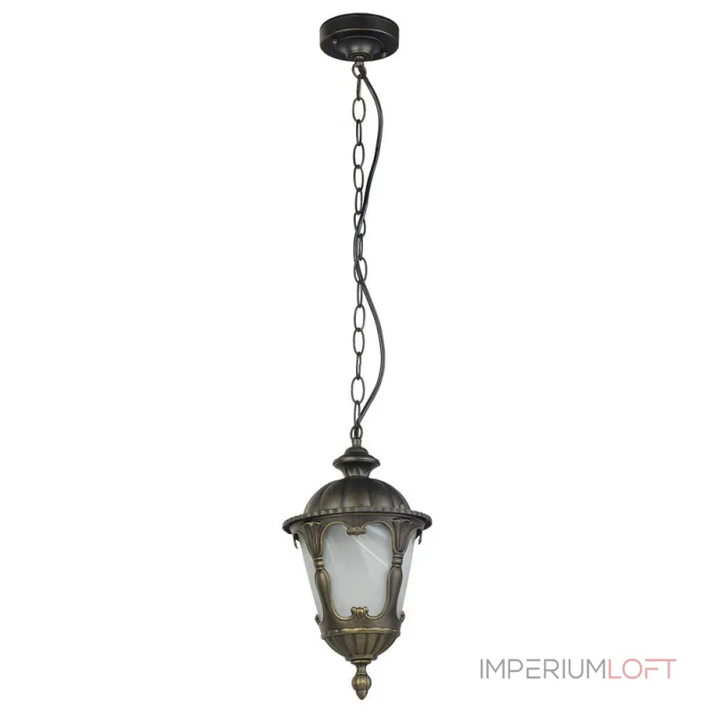 Уличный подвесной светильник Nowodvorski Tybr Black/Golden Patina 4684 от ImperiumLoft